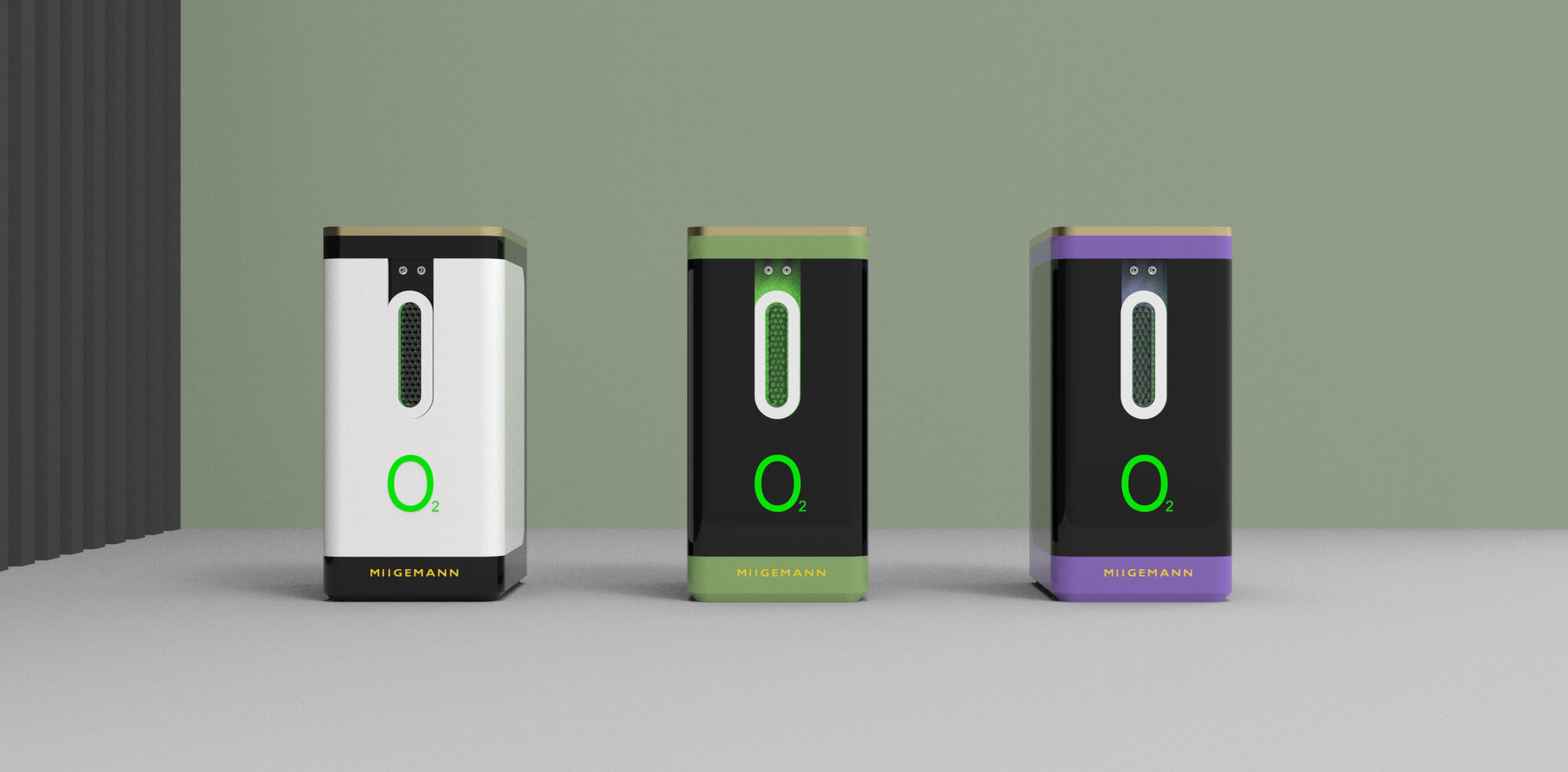 家用智能制氧机工业产品外观结构设计