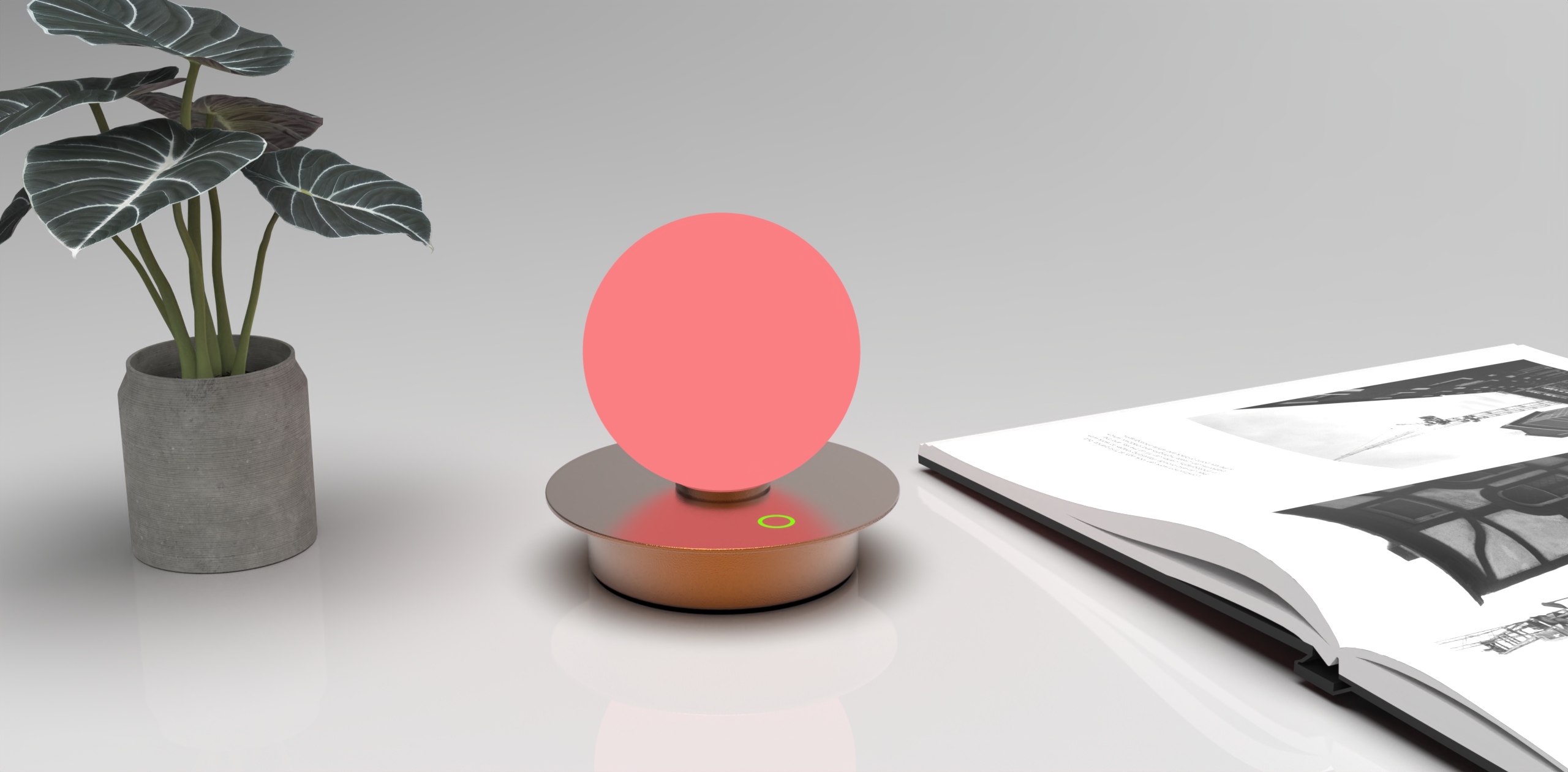 高端台灯工业产品外观结构设计