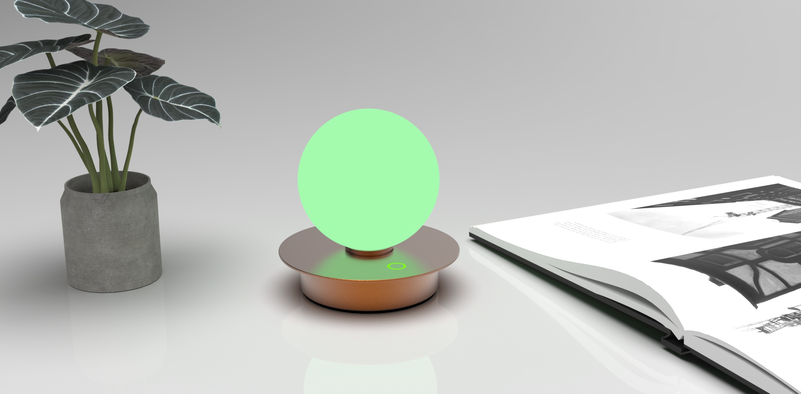 高端台灯工业产品外观结构设计