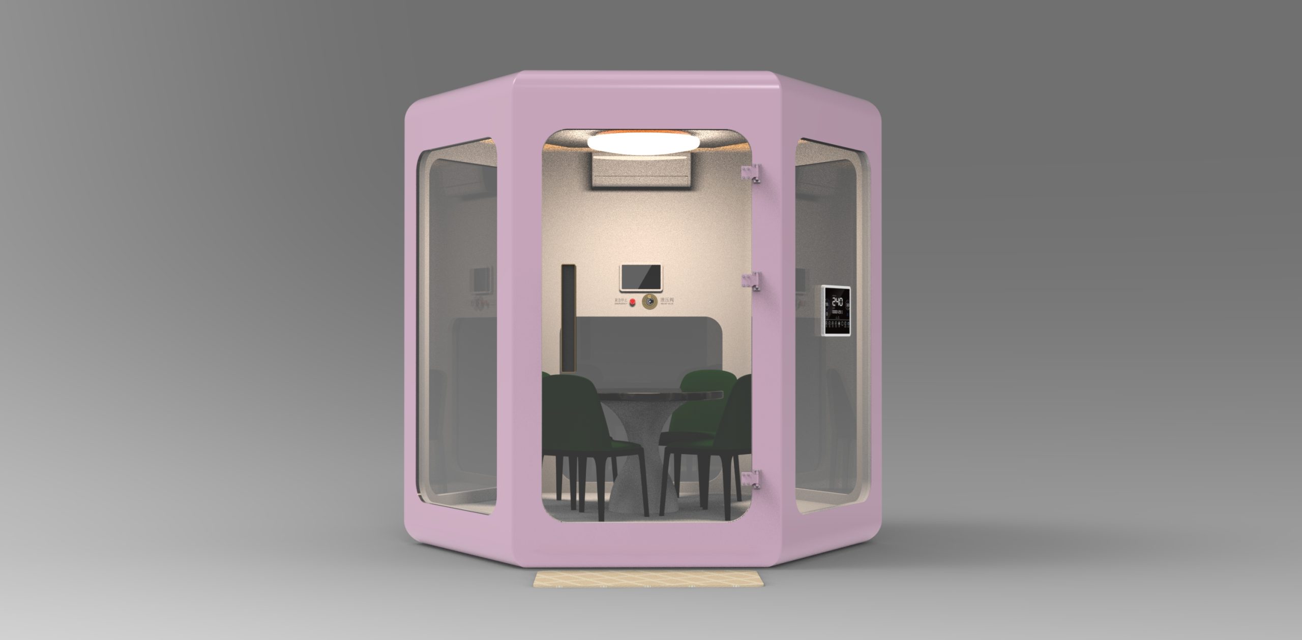 氧舱外观结构工业产品设计公司