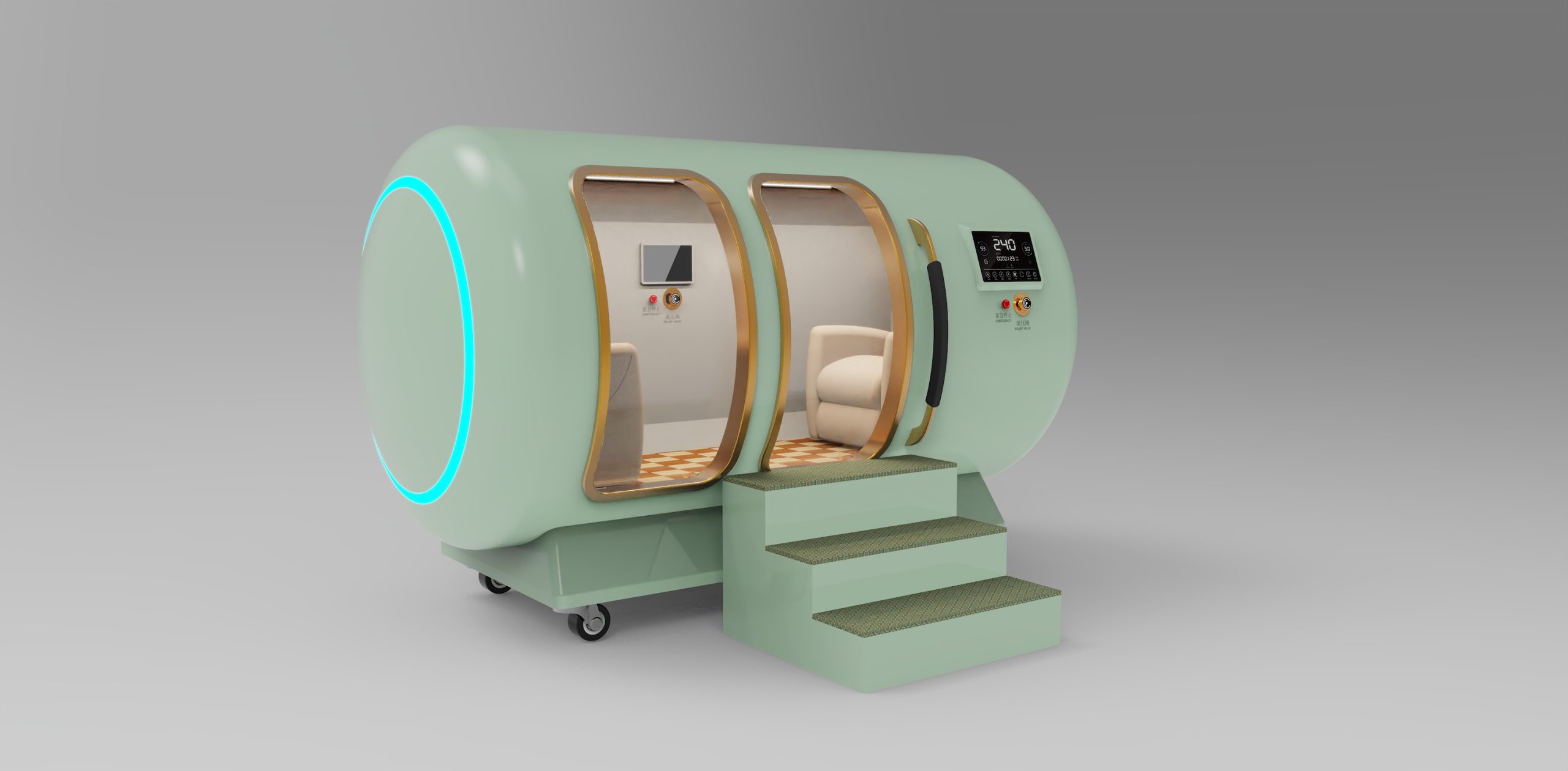 氧舱外观结构设计插图1